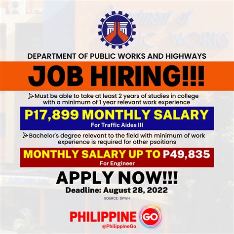 Department Of Public Works And Highways Philippine Go
