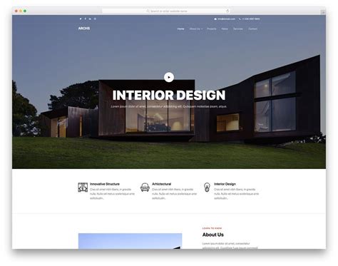 36 Free Interior Design And Furniture Website Templates 2020 Uicookies