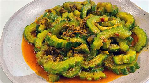 Ginisang Ampalaya With Aligue Recipe