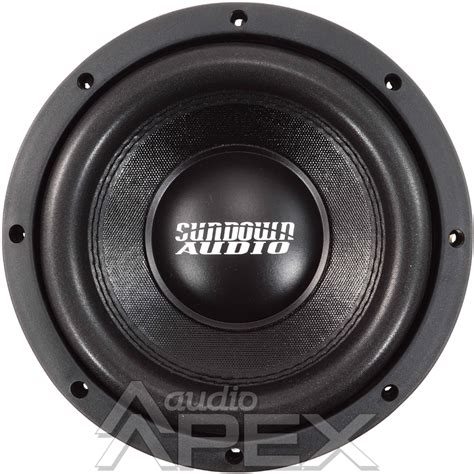 Sundown Audio Ev6 8 Inch Dvc Dual 4 Ohm E Series Car Subwoofer 300