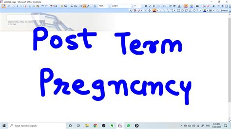 Post Term Pregnancy Concept Management Youtube