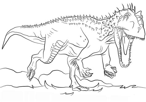 Ausmalbild Indoraptor Ausmalbilder Kostenlos Zum Ausd