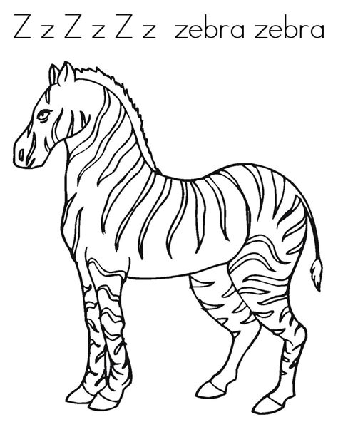 Zebra Print Coloring Pages Coloring Home