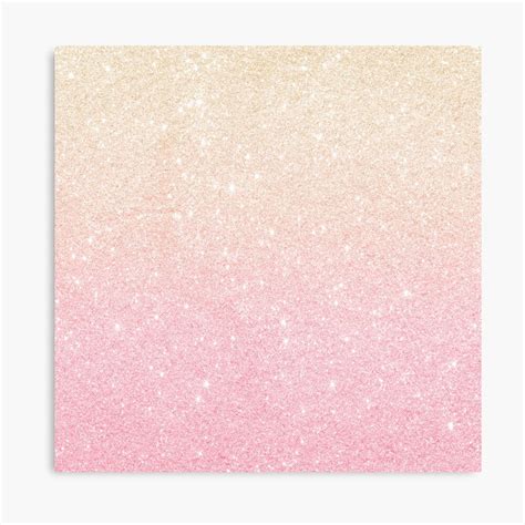 Download Rose Gold Ombre Glitter Canvas Wallpaper