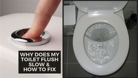 Why Does My Toilet Flush Slow And Incompletely How To Fix