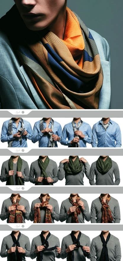 how to tie a scarf mens scarves mens fashion how to wear a scarf