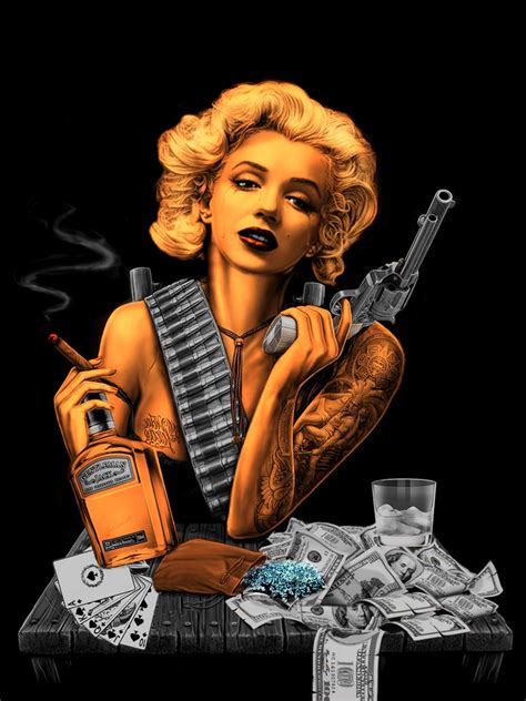 Marilyn Monroe Gangster By Pave On DeviantArt