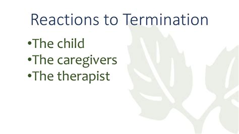 Termination Phase In Play Therapy Ppt Download