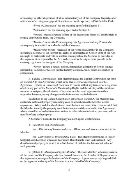 Llc Operating Agreement Template Oklahoma In Word And Pdf Formats