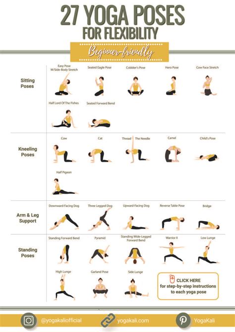 27 Easy Beginner Friendly Yoga Poses For Flexibility Yoga Kali Top