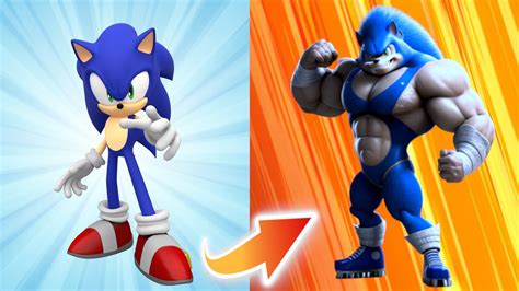 Sonic The Hedgehog All Characters As Bodybuilders 2023 💥 All Heroes