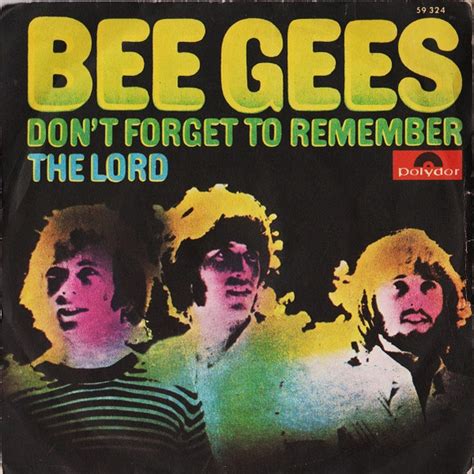 Bee Gees Dont Forget To Remember The Lord 1969 Vinyl Discogs