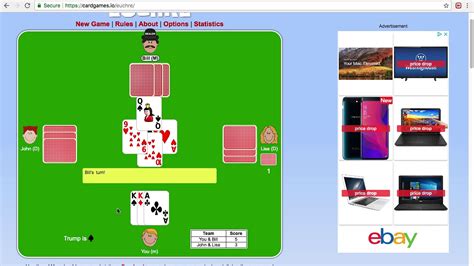Join players all over the world for a game of euchre. PLAYING ONLINE EUCHRE GAME - YouTube