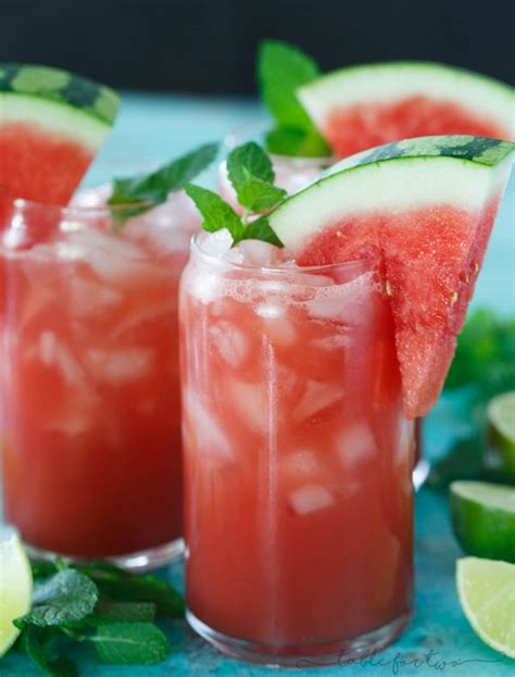 Watermelon Mint Lime Juice Watermelon Lime Agua Fresca With Mint