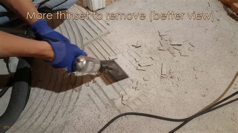 How To Remove Ceramic Tiles And Thinset Using A Diy Homemade Tool