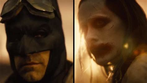 Zack Snyders Justice League Trailer Teases Intense Faceoff Between Batman And Joker Watch