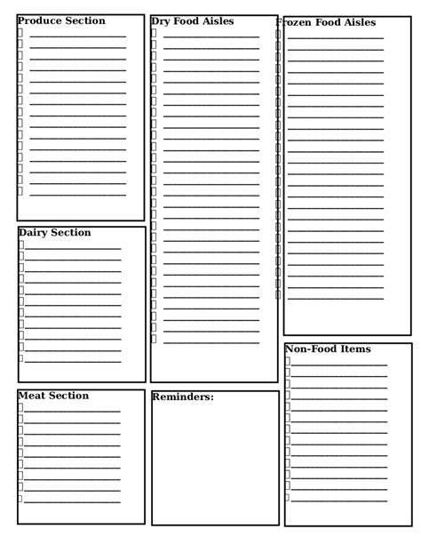 Apr 06, 2015 · free editable grocery list. 2020 Grocery List - Fillable, Printable PDF & Forms | Handypdf