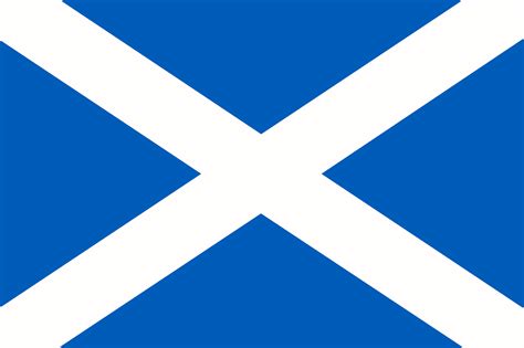 Scotland Flag Coloring Country Flags