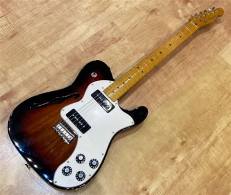 Fender Modern Player Telecaster Thinline Deluxe Sunburst Guitars Electric Semi Hollow Body