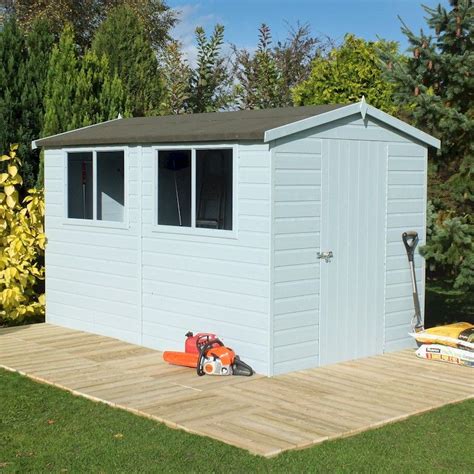 Shire Lewis Shed 10x6 One Garden