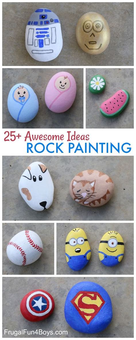 25 Awesome Rock Painting Ideas Painted Rocks Rock Crafts Painted
