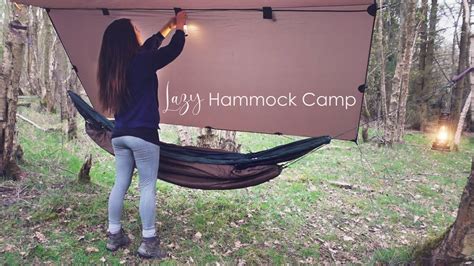 Lazy Hammock Camping • Eyes In The Night 👀 Solo Wild Camping In The
