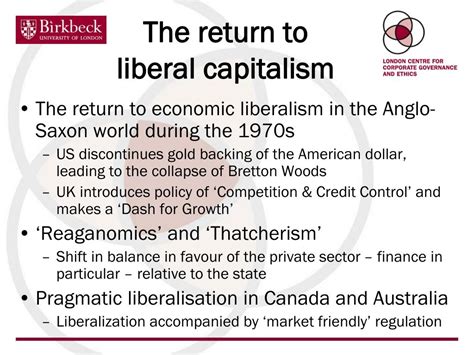 Ppt Varieties Of Liberalism Anglo Saxon Capitalism In Crisis