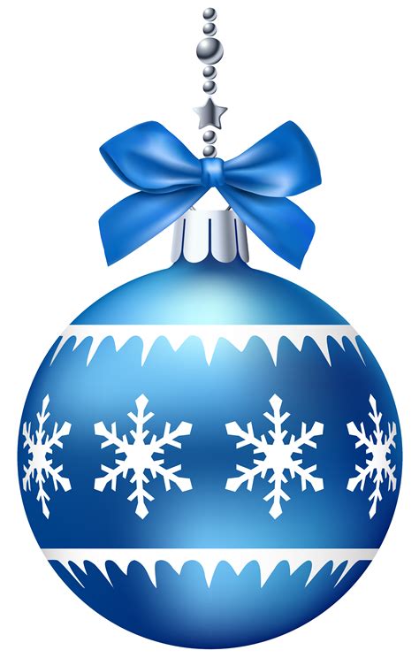 Blue Ball Christmas Ornaments Christmas Clipart Handmade Christmas