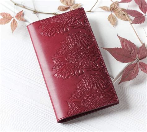 Handmade Leather Checkbook Wallets For Women For Sale Iucn Water