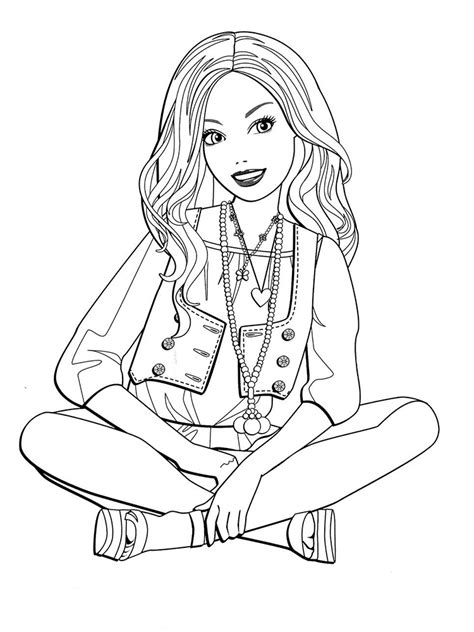 Barbie Fashionista Coloring Pages 🖌 To Print And Color