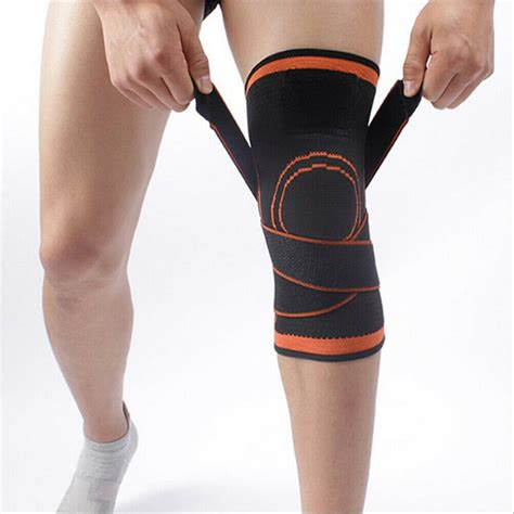 1 Pair Knee Sleeve Compression Brace Patella Support Stabilizer Sports