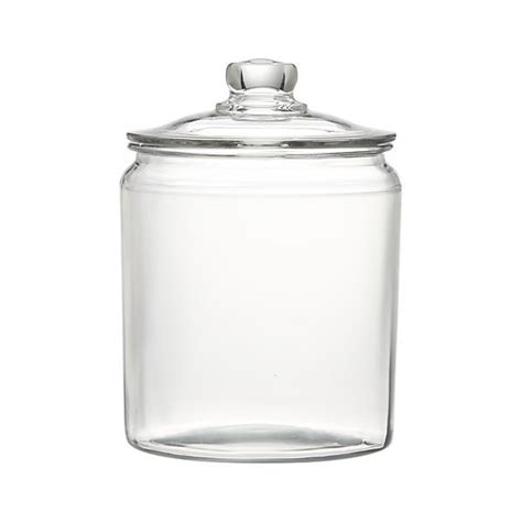 Heritage Hill 64 Oz Glass Jar With Lid Reviews Crate And Barrel