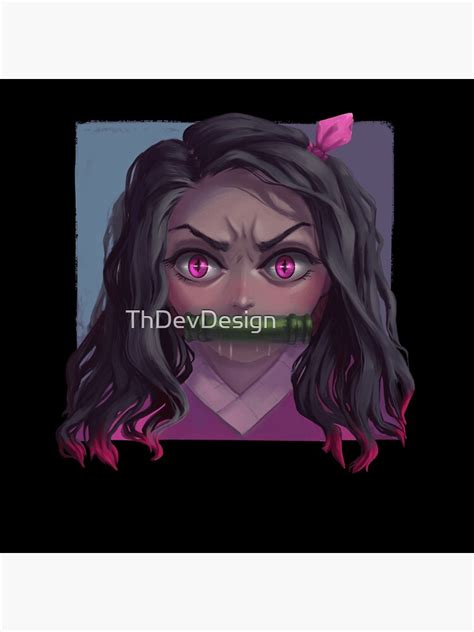 Demon Slayer Nezuko Kamado Art Print By Thdevdesign Redbubble