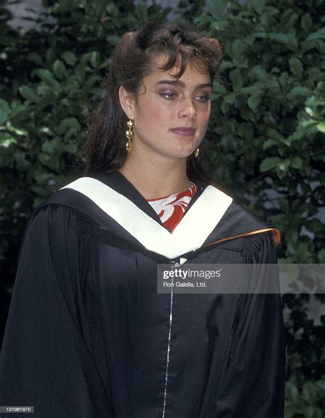 Actress Brooke Shields Attends The Princeton University Class Of 1987