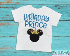 Download Camisa de cumpleaños 1r niños mickey mouse príncipe mickey ...