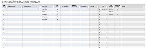 Free Applicant Tracking Spreadsheet Templates Smartsheet