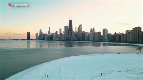 Chicago Weather Cold Temperatures Follow Several Inches Of Snow