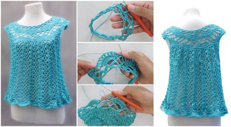 How To Crochet This Beautiful Blouse Tutorial Love Crochet