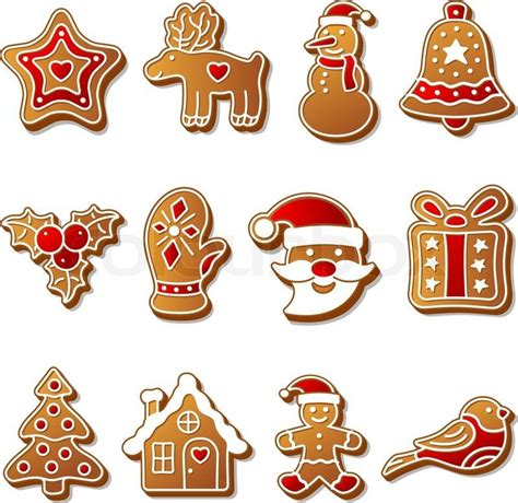 Start with a basic sugar cookie dough to make these holiday cookies and top with icing and your choice of colorful sugar sprinkles. Christmas Sugar Cookie Clip Art | Cartoon Christmas ...