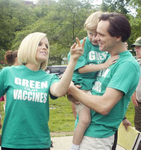 While walking through the terminal at laguardia airport, mccarthy tried her best to keep things private. Jenny McCarthy says Jim Carrey will not visit her son - starcasm.net