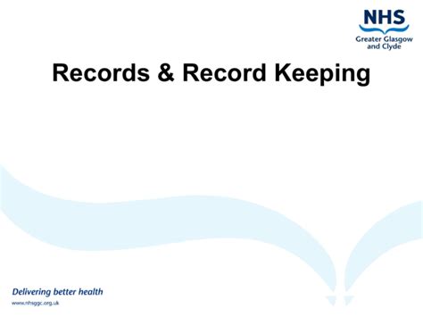Records And Record Keeping Nmc Guidelines And Publications