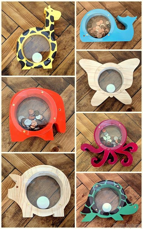How will your ideas help? Wood and Acrylic Animal Banks Tutorial {Reality Daydream}