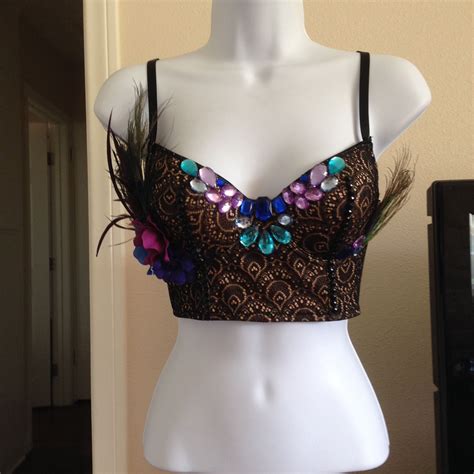 Uncaged This Peacock Inspired Bra Is Available In Our Etsy Shop For
