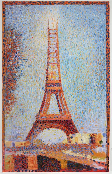 The Eiffel Tower By George Seurat Georges Seurat Monet Photo Tour