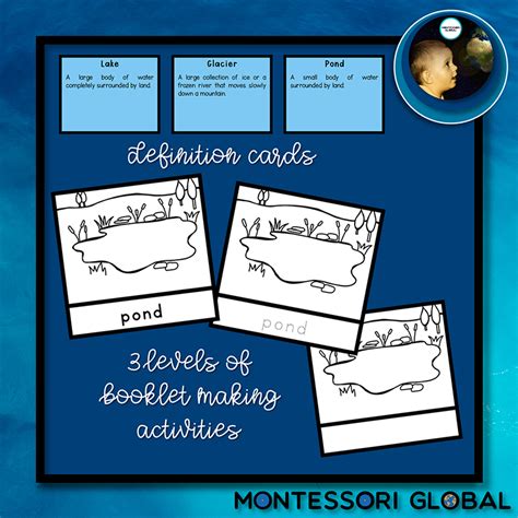Types Of Water Forms Montessori Cards And Boom Cards For Distance