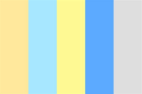Blue + teal + yellow glow color palette { autumn color inspiration }. Blue-yellow Color Palette
