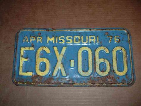 Missouri Drive Away License Plates Decorsafas