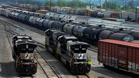 Freight Train Carrying Hazardous Materials Derails In Pennsylvania