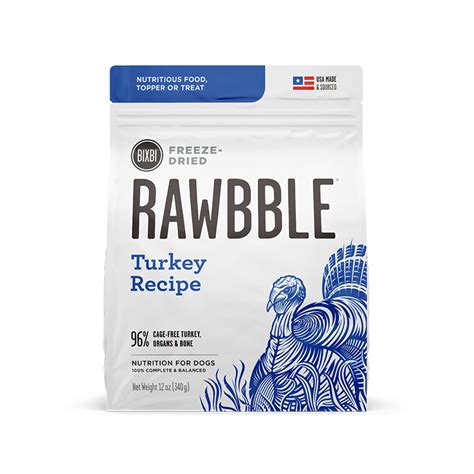 Large freeze dried bulk pack from new zealand, great for stews, curries, stir fries, or with rice, noodles, or mash potato. RAWBBLE® Freeze Dried Dog Food (Turkey) | BixbiPet.com