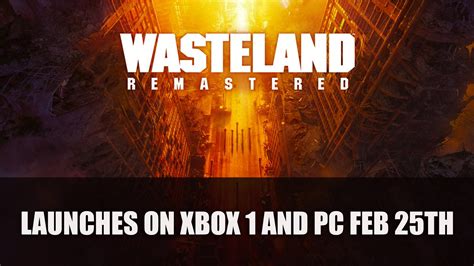 If you've followed this walkthrough, you will have all 35 lore entries for wasteland historian. Wasteland Remastered for Xbox One and PC Launches February 25th | Fextralife